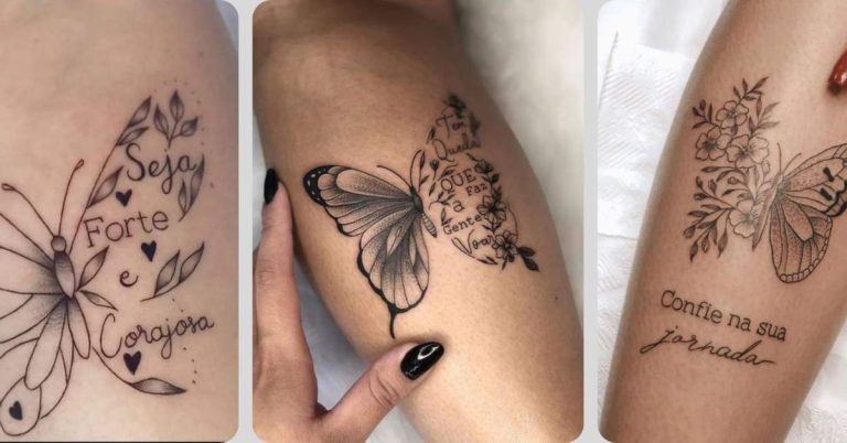Tatuagens de Borboletas: Simbolismo Forte e Frases Inspiradoras