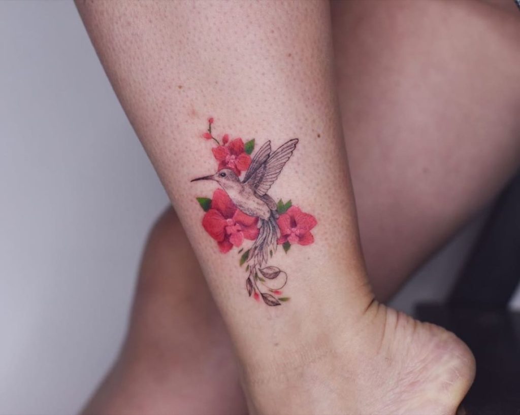 tatuagens de beija-flor