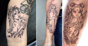 tatuagens femininas no estilo hippie boho