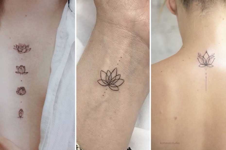 Tatuagens flor de Lotus