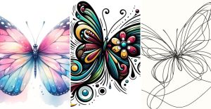 tatuagens de borboletas