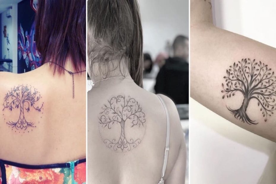 Tatuagens Femininas de Árvore da Vida