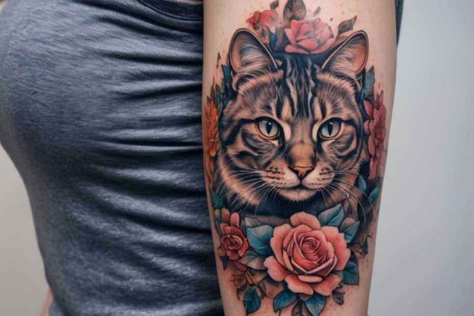 Tatuagens Femininas de Gato