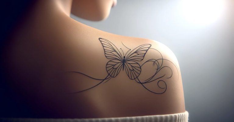 O Segredo das Tatuagens Minimalistas: 12 Recalques de Borboletas que Vão Te Encantar