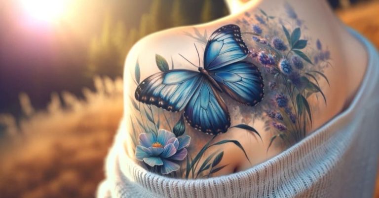 15 Tatuagens de Borboletas no Ombro Feminino: Um Voo Pela Moda e Significado