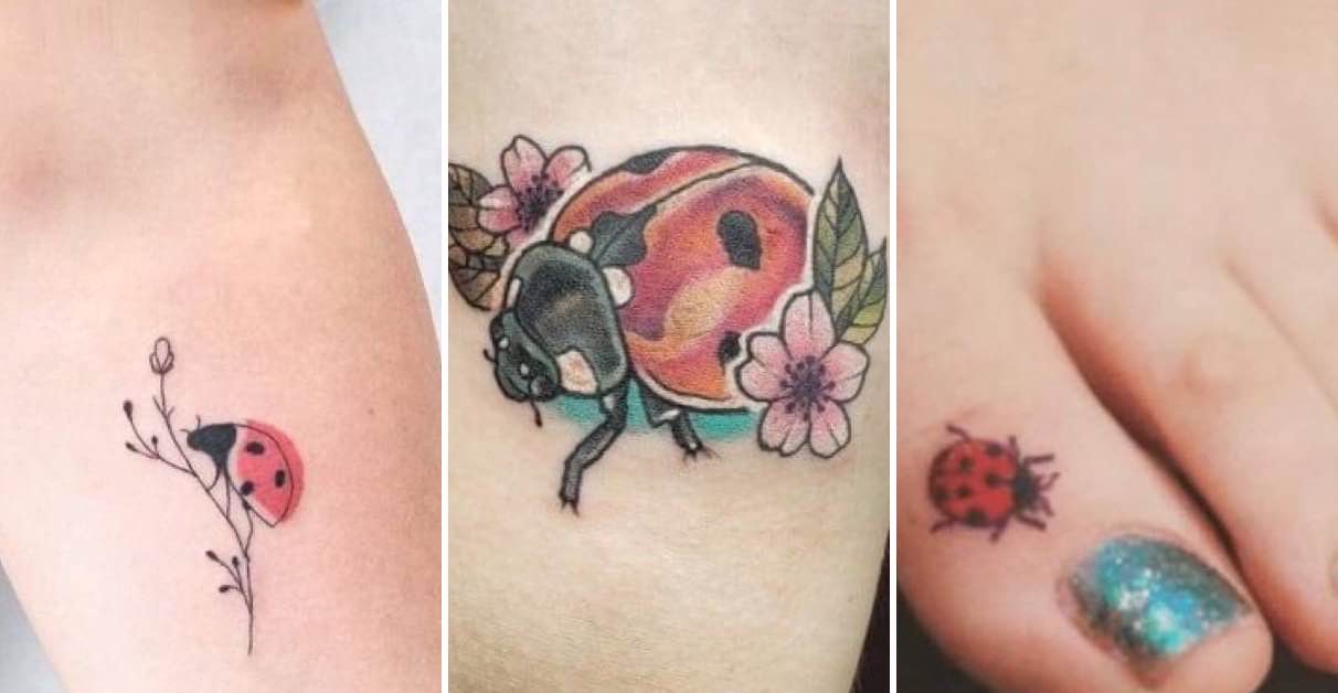 Tattoo de joaninha