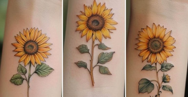 23 Tatuagens de Girassol no Braço: Significados e Inspirações para Mulheres