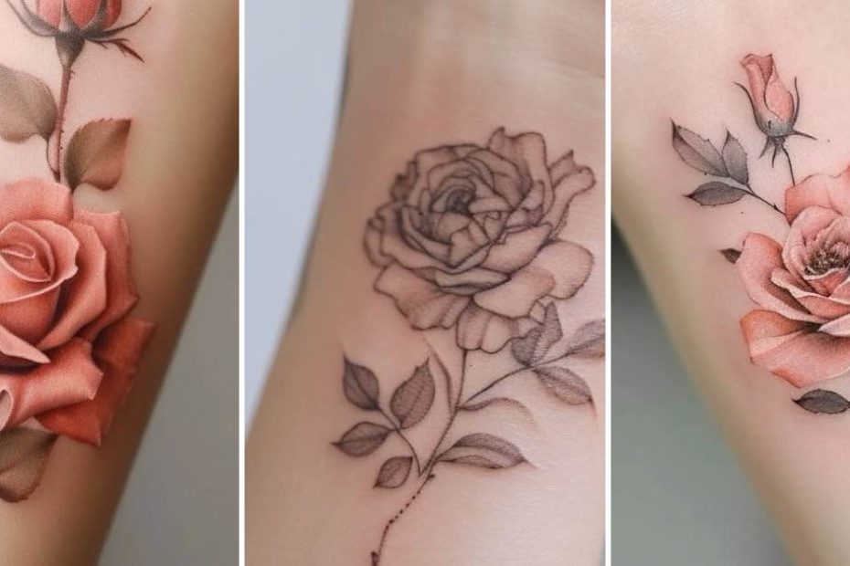 Tatuagens Femininas de Rosas
