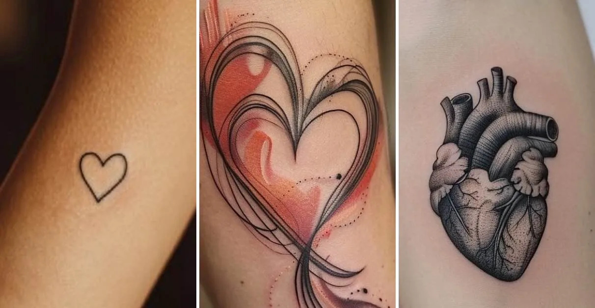 Tatuagens de Corações