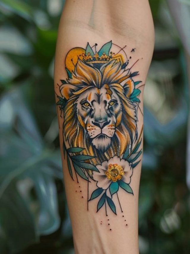 9 Tatuagens de Leão no Braço