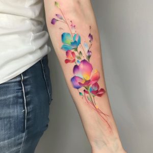 tatuagens florais nos bracos_17