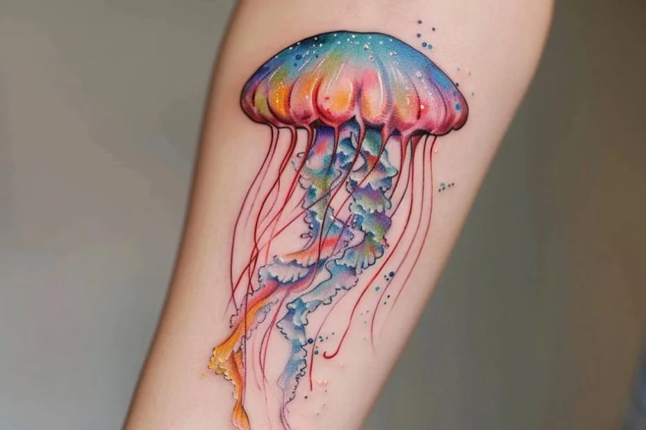 11 Tatuagens de Água-Viva no Braço: Beleza e Significado - 123 Tatuagens