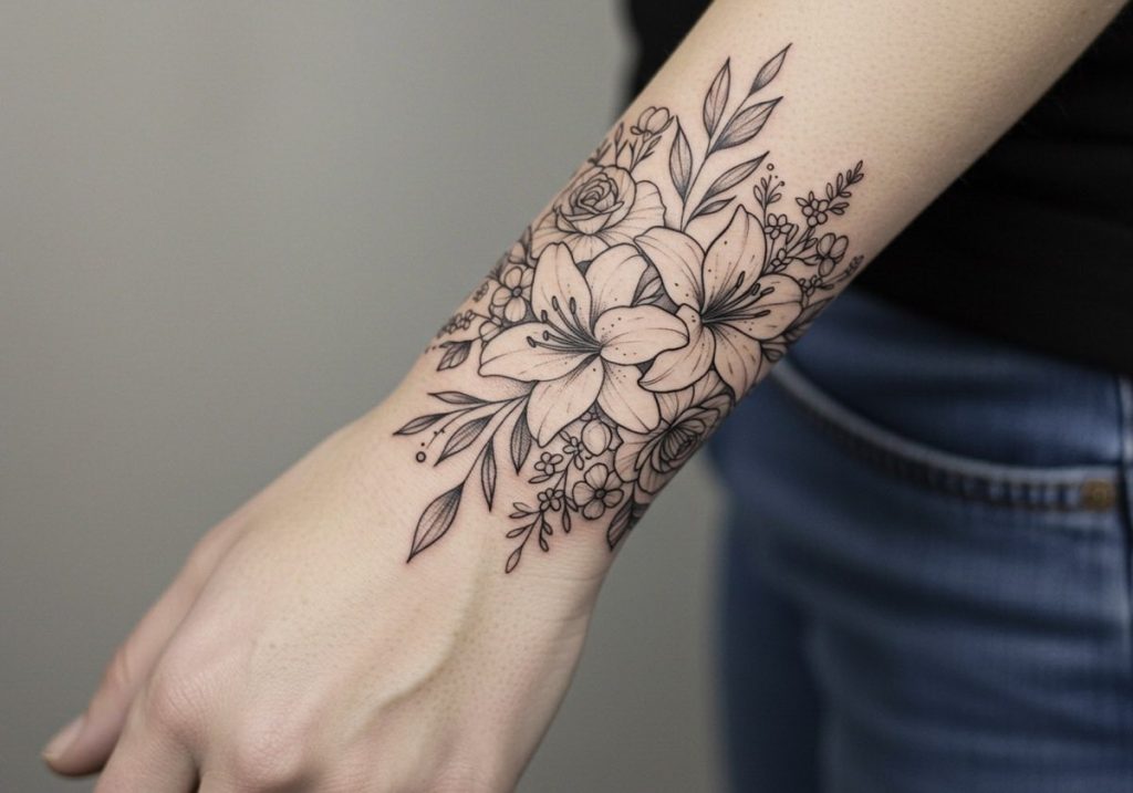 Tatuagens Femininas no Estilo Bracelete: Uma Tendência Elegante e Atemporal