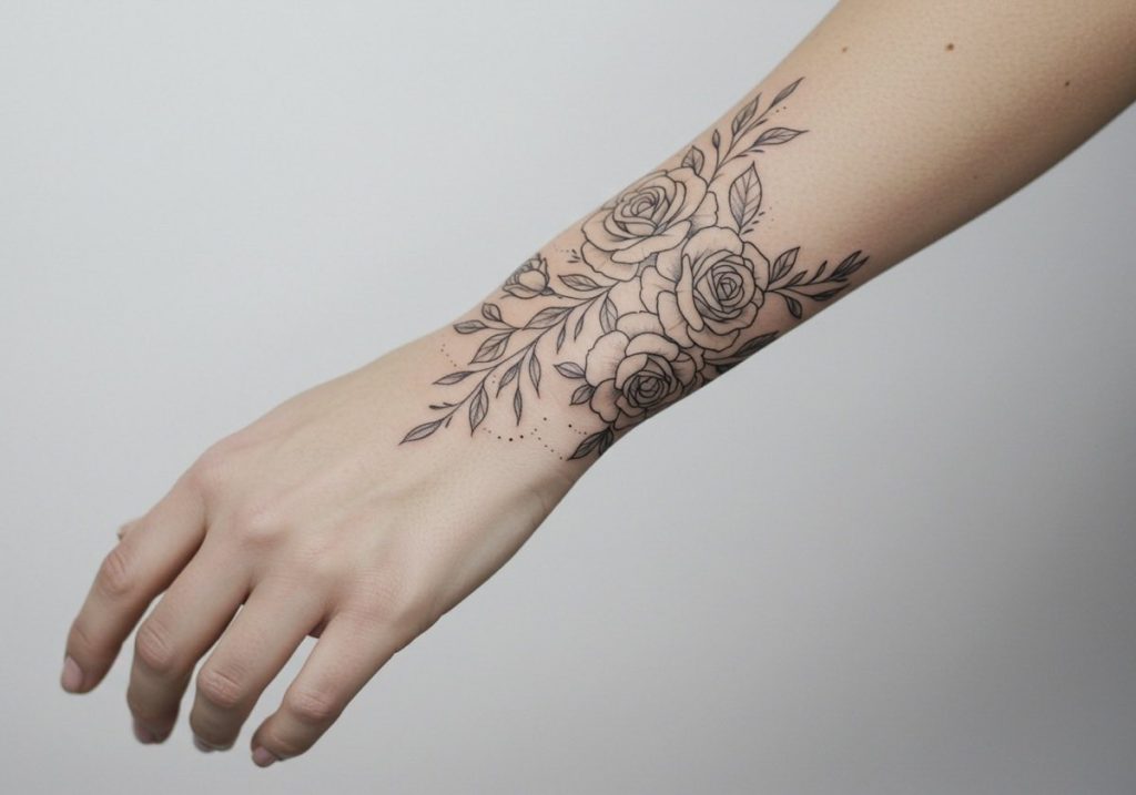 Tatuagens Femininas no Estilo Bracelete: Uma Tendência Elegante e Atemporal