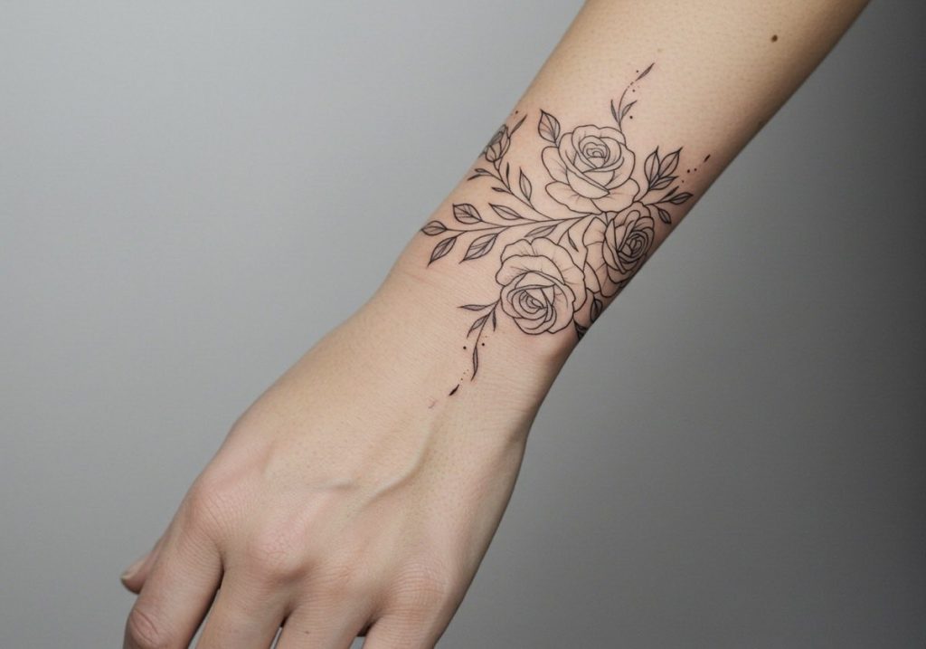 Tatuagens Femininas no Estilo Bracelete: Uma Tendência Elegante e Atemporal