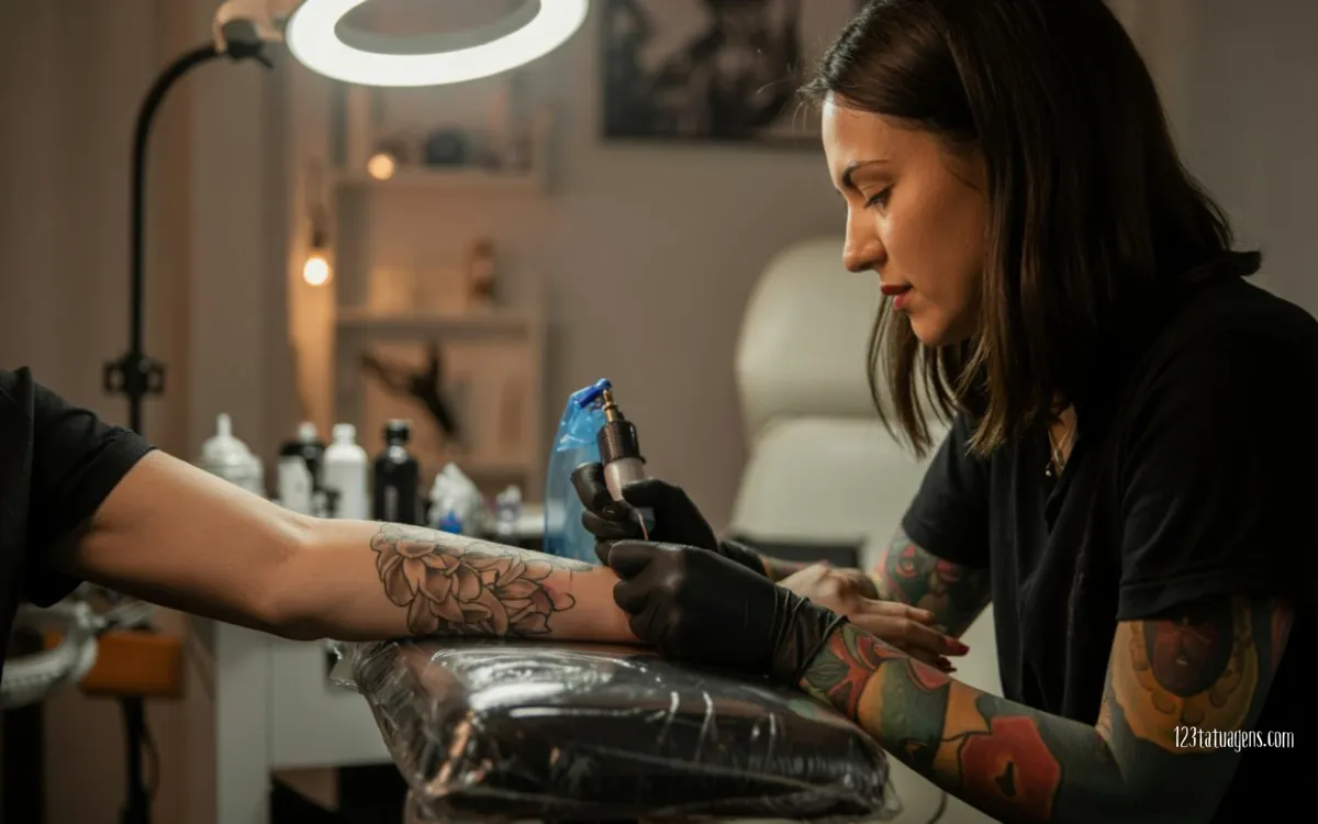 simbolismo da rosa nas tatuagens femininas