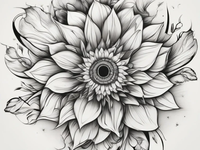Girassol em Tatuagens Femininas: Luz e Renovação na Pele