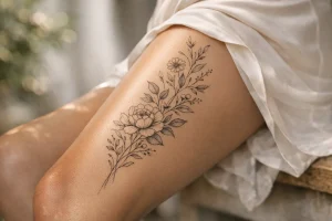 Cobertura de tatuagem na perna: dicas de especialistas para um resultado impecável e feminino