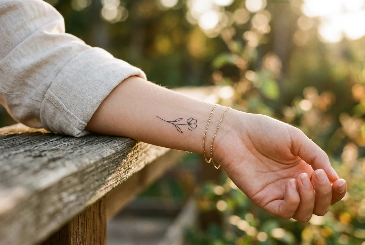 Tatuagens femininas delicadas: 7 estilos minimalistas que são pura elegância