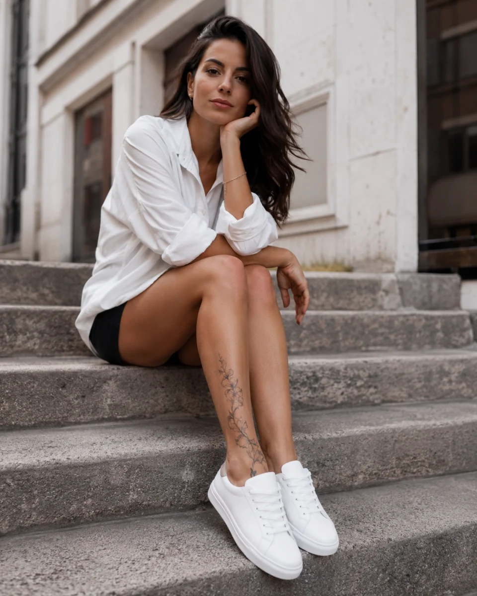 Tatuagem delicada na panturrilha feminina: inspirações elegantes - imagem 3