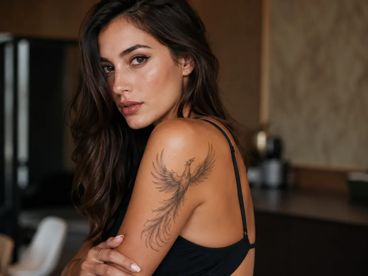 Tatuagem feminina de força e superação: símbolos e significados