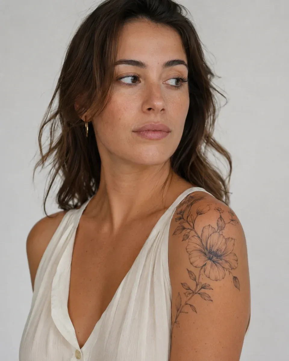 Tatuagem feminina no ombro: como escolher um desenho elegante e atemporal