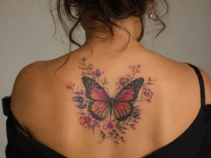Tatuagens Femininas de Borboletas Coloridas: Ideias e Significados