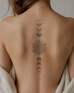 Tatuagens Femininas Místicas no Braço, Costela e Coluna: Onde Fazer e Como Escolher