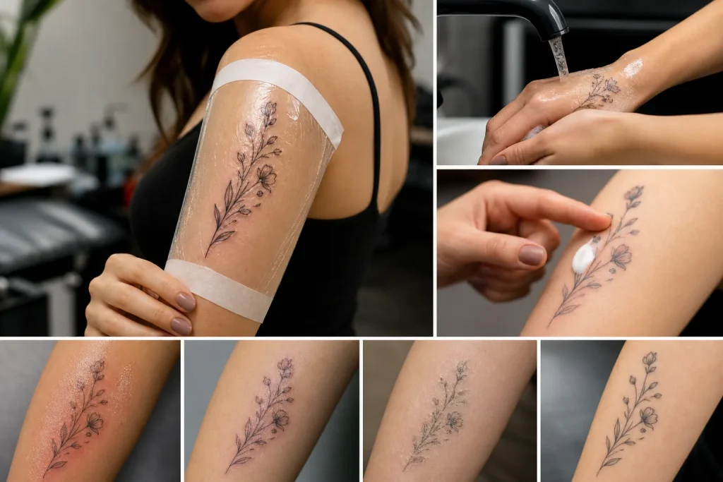Como cuidar da primeira tatuagem: passo a passo da cicatrização