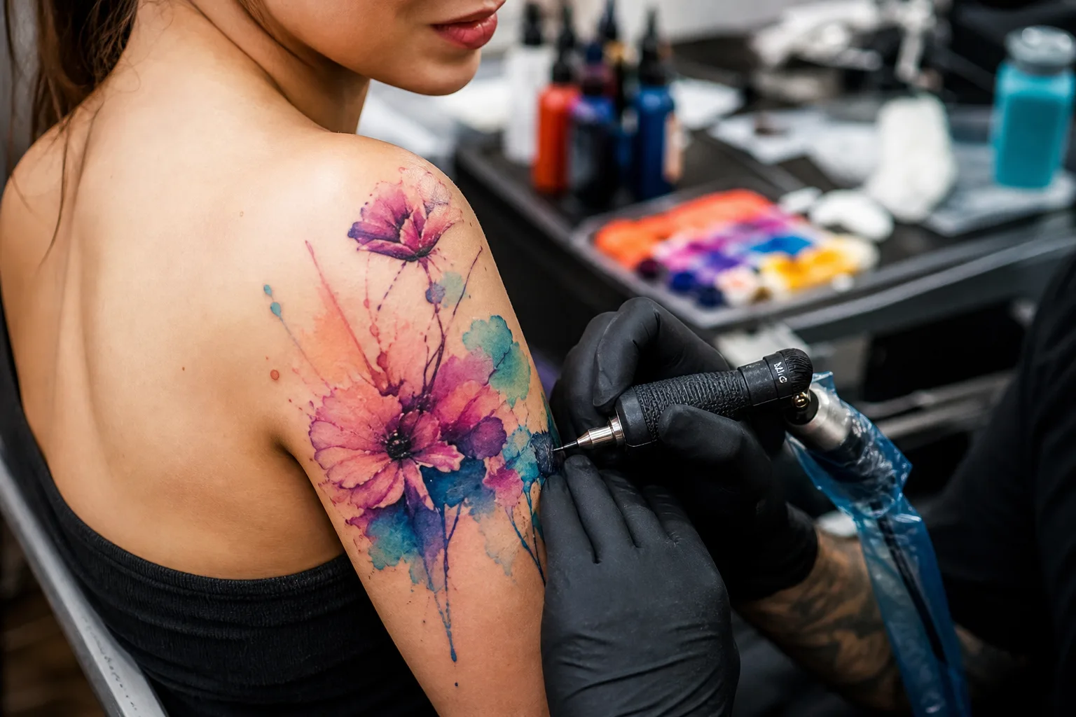 Tatuagem aquarela: como escolher o desenho, o tatuador e cuidar da pele