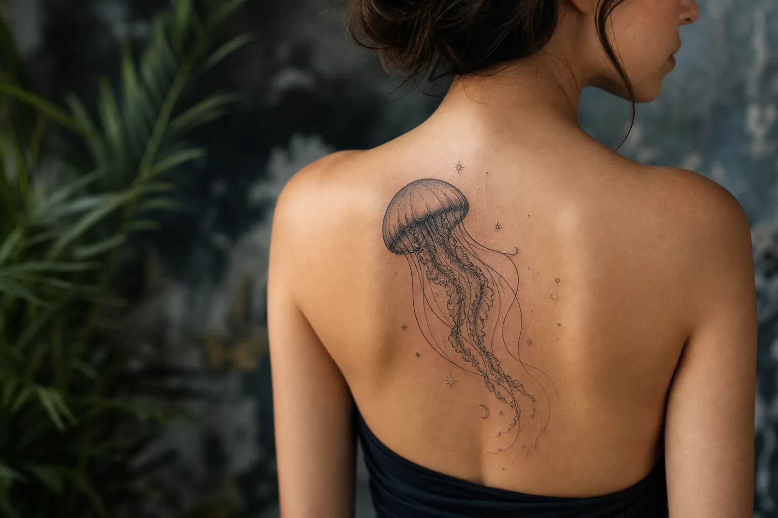 Qual é o significado da tatuagem de água-viva?