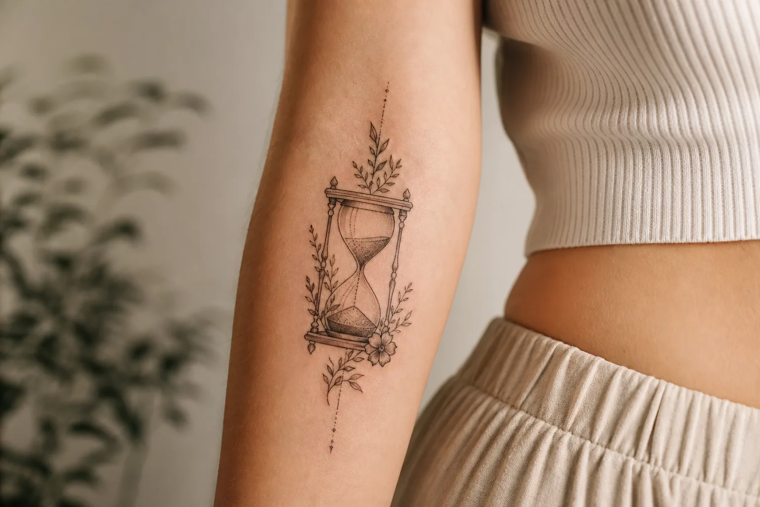 Tatuagem de ampulheta: significado, simbolismo e ideias delicadas