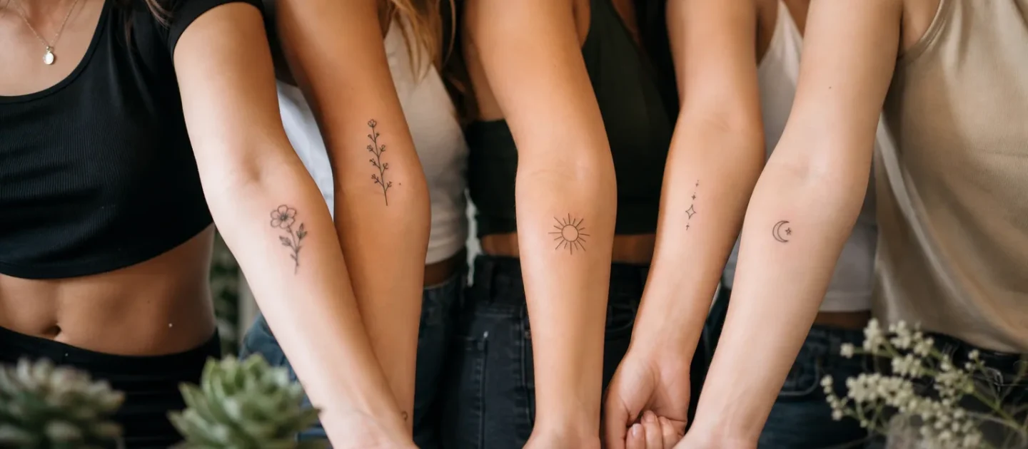 5 tatuagens femininas para fazer com amigas: ideias e cuidados