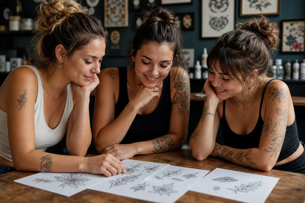 Como escolher uma tatuagem para fazer com amigas