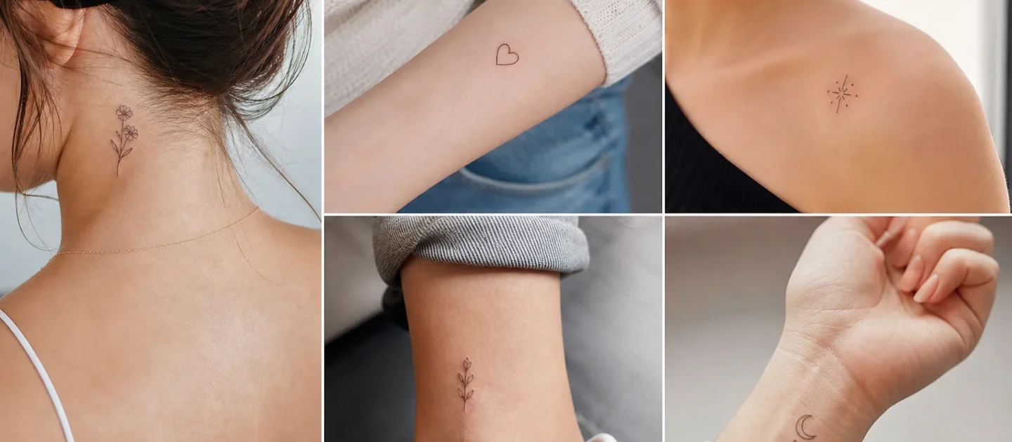 5 tatuagens femininas pequenas e delicadas: ideias e zonas do corpo
