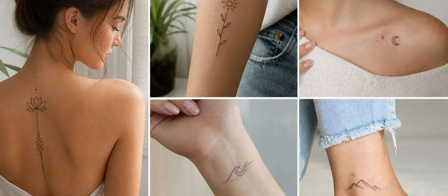 5 tatuagens minimalistas femininas com significado e ideias para escolher