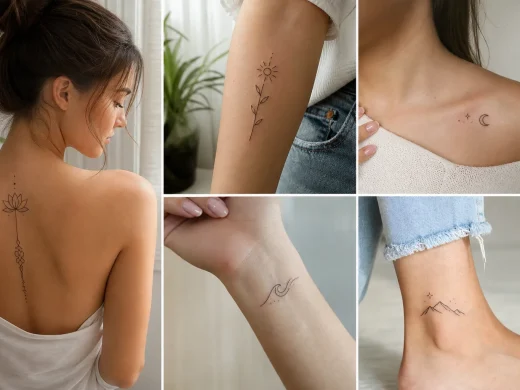 5 tatuagens minimalistas femininas com significado e ideias para escolher