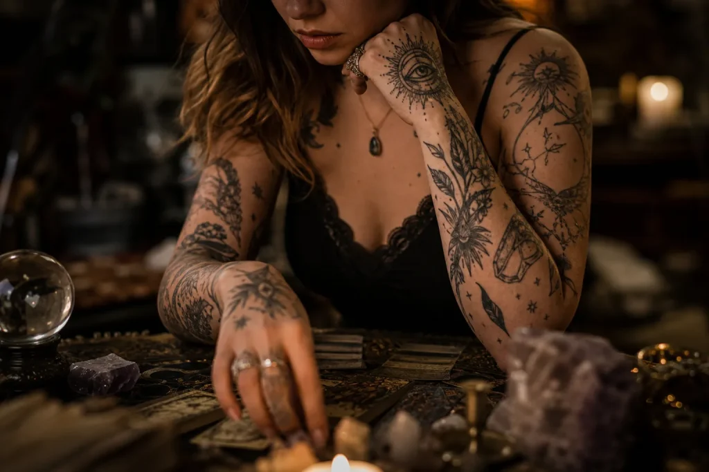 O que caracteriza uma tatuagem mística?