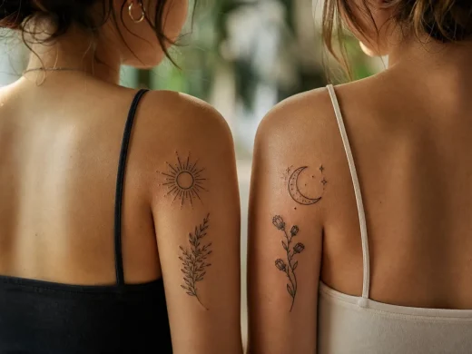 5 tatuagens para irmãs: símbolos e ideias combinando