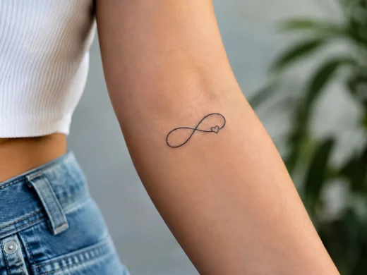 Tatuagem de infinito: significados, ideias e onde fazer