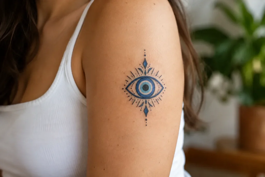 O que significa a tatuagem de olho grego?